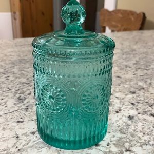 The Pioneer Woman Adeline Teal Mini Storage Jar (sugar)